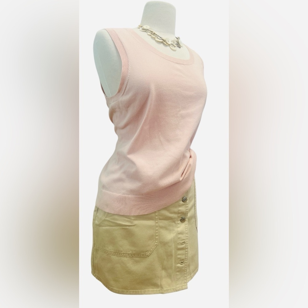 TALBOT’S - Pink 👚sweater Sleeveless Top - Picture 3 of 7